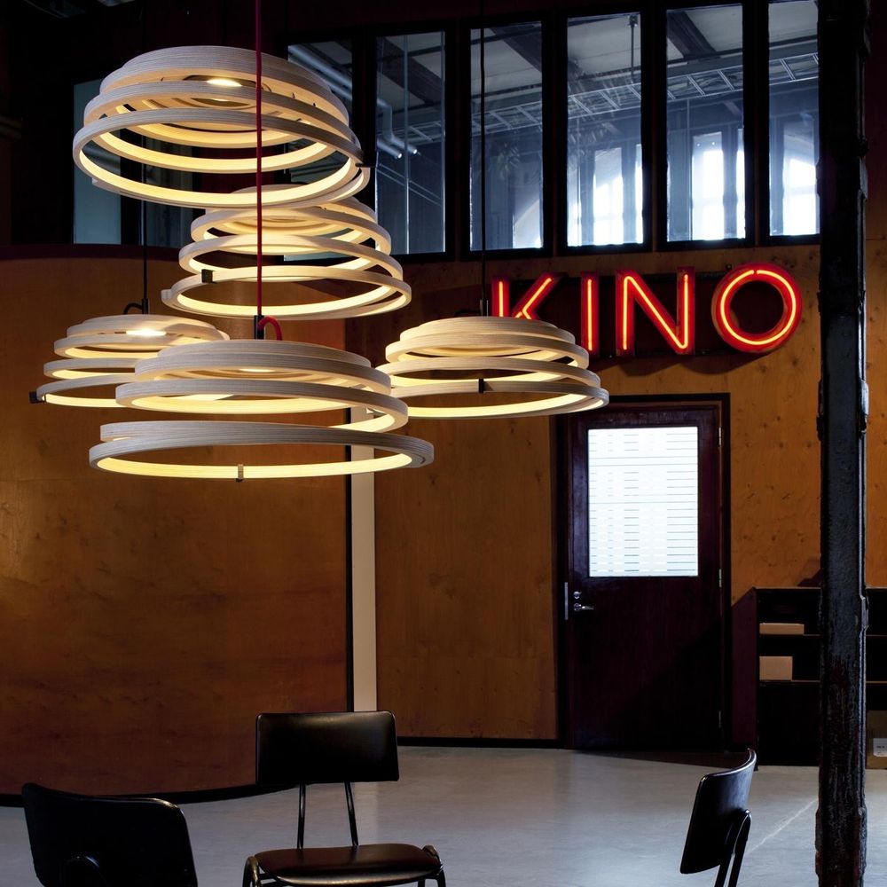 Lampa wisząca aspiro 8000 wykonana z drewna Ø 50 cm