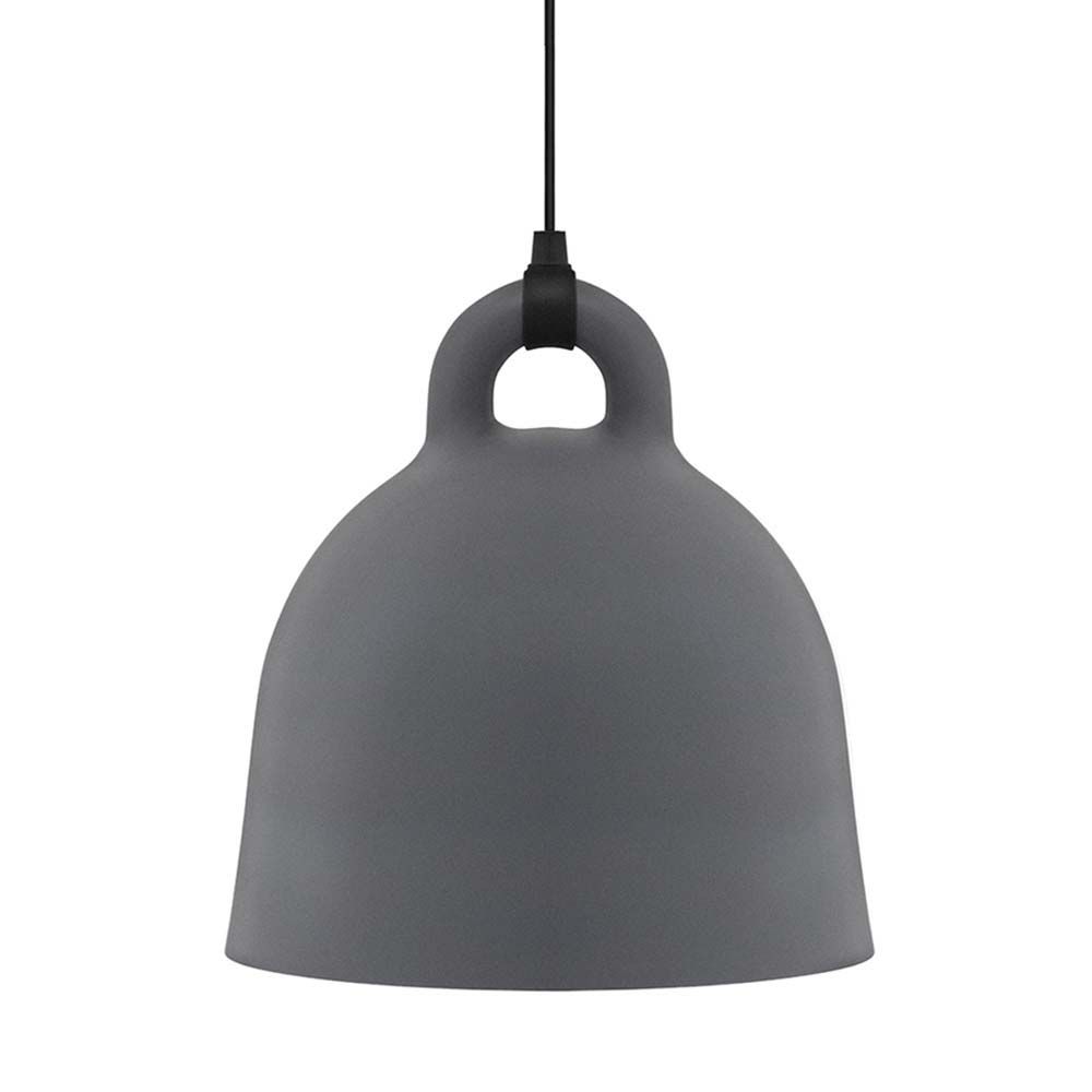 Lampo pendente Bell L Ø 55cm cinza