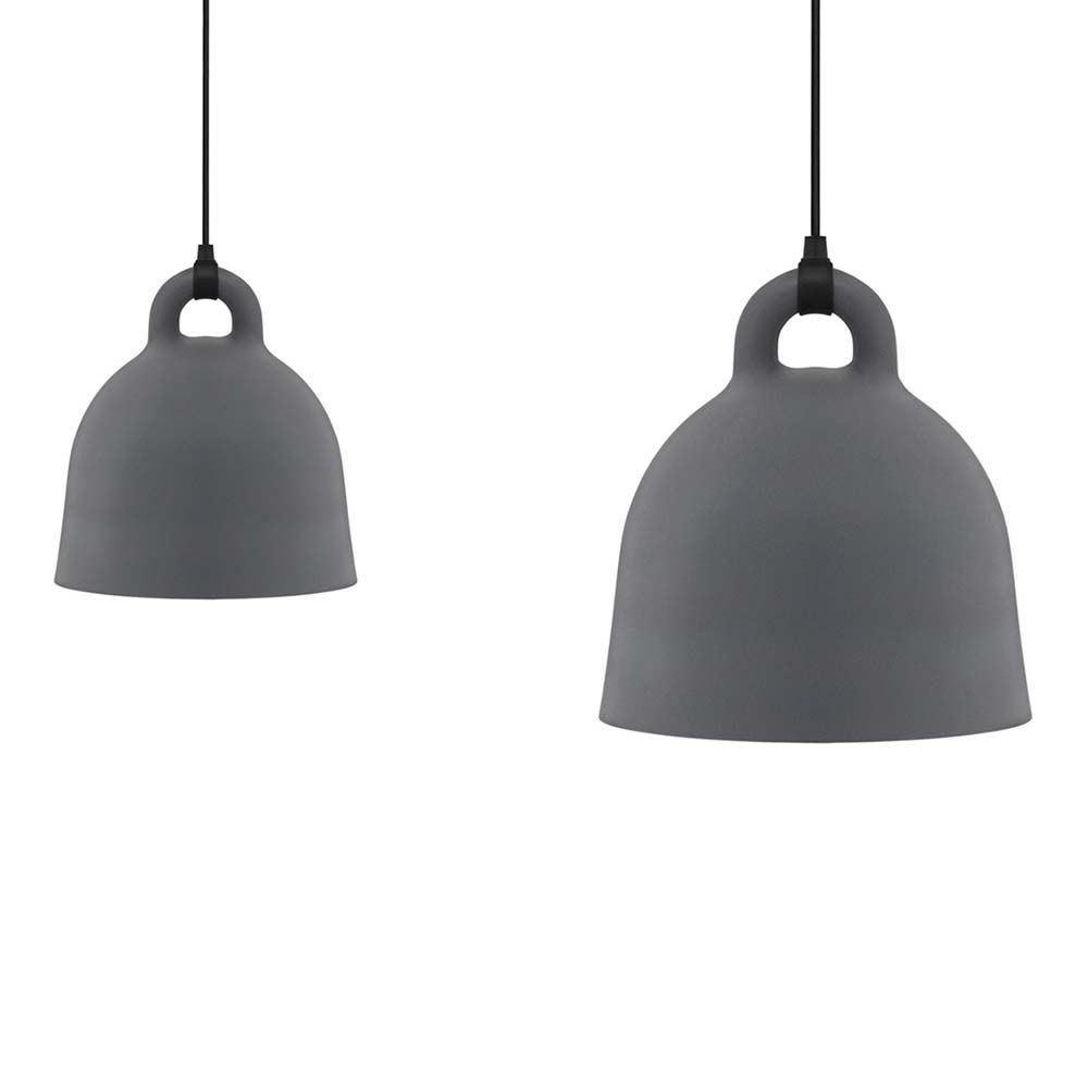 Hanger lamp bell l Ø 55 cm grijs