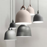 Hanger lamp bell l Ø 55 cm grijs