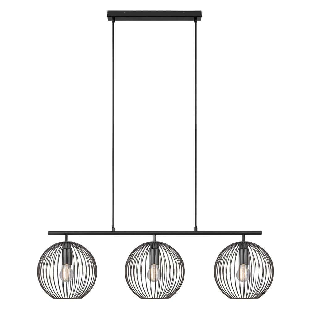 Pendelleuchte Beroni mit minimalistischen Metalldrähten und dekorativen Leuchtmitteln für modernes Wohndesign.