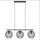Pendelleuchte Beroni in minimalistischer Optik mit gebogenen Metalldrähte und faszinierendem Licht- und Schattenspiel.