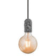Pendelleuchte Hang mit einzigartigem Design und Edison Glühbirne, ideal für moderne Innenräume.
