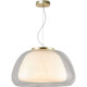Pendelleuchte Jelly aus Glas mit weichem, warmem Licht und schlichter Formensprache.