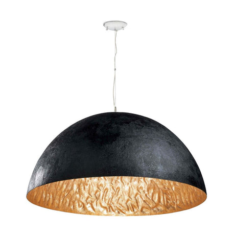 Pendelleuchte MAGMA-P 3-flammig Schwarz, Goldfarben im modernen Design, ideal für stilvolle Beleuchtung.