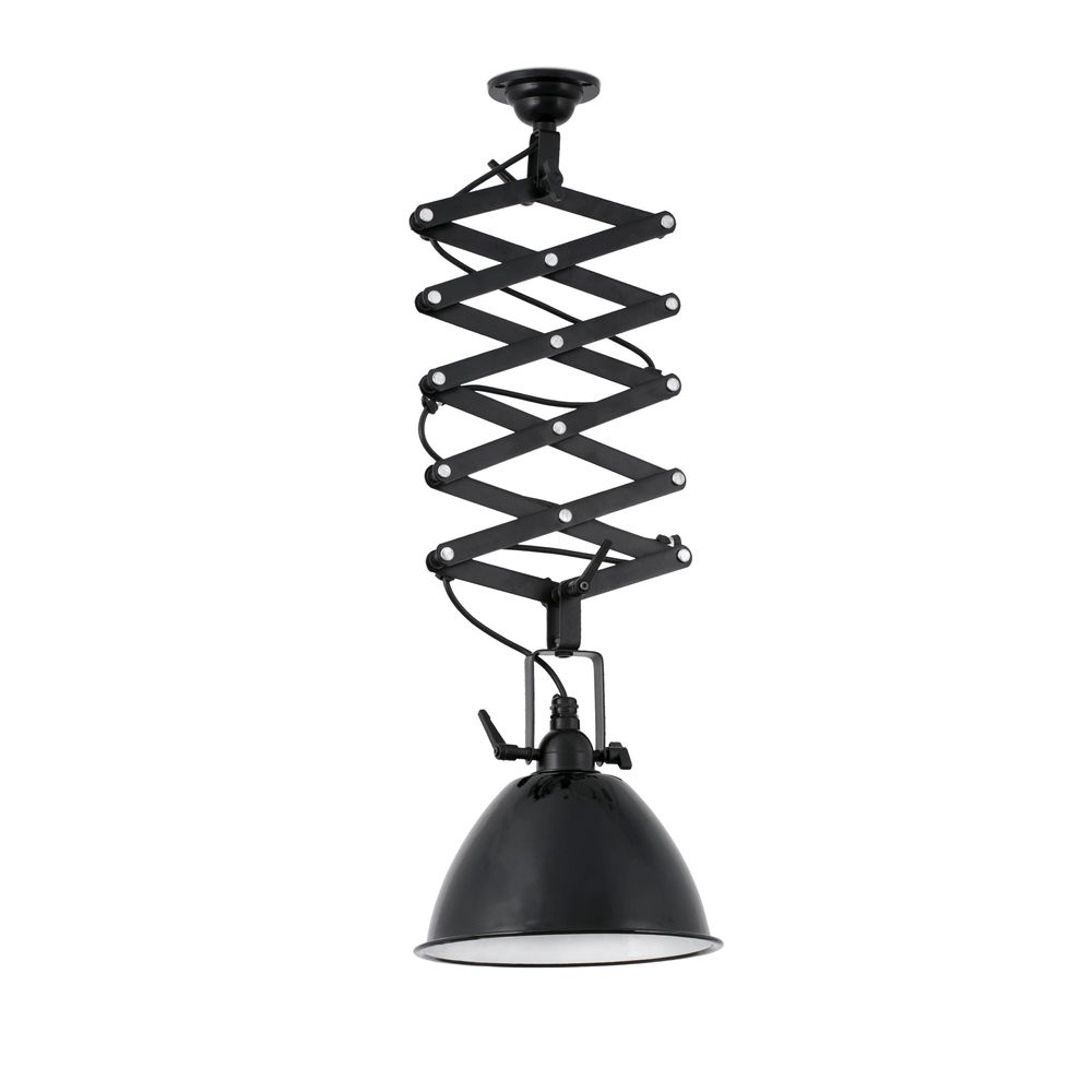 Lampe suspendue mou noir