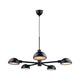 Pendelleuchte Nomi in elegantem schwarzen Design, ideal für den Esstisch mit blendfreiem Licht.