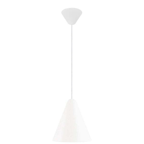 Pendelleuchte Nono 23,5 in modernem, geometrischem Design mit Acryldiffusor für blendfreies Licht.