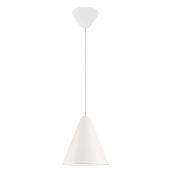 Pendelleuchte Nono 23,5 von Bønnelycke MDD, geometrisches Design, blendfreies Licht, geeignet für Esstisch.