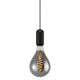 Pendelleuchte Notti E27 Schwarz, stilvolle lampe mit organischer Form und ästhetischem Design.