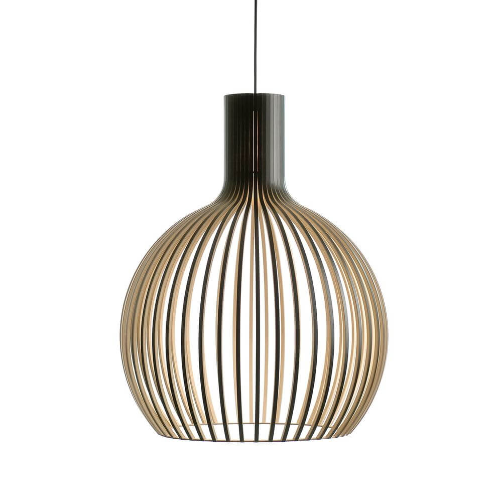 Lampada a sospensione OCTO Small 4241 Made di legno Ø 45 cm