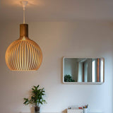 Lampada a sospensione OCTO Small 4241 Made di legno Ø 45 cm