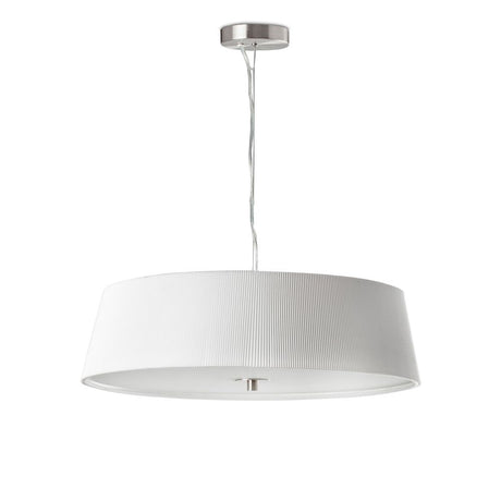 Pendelleuchte PROSA 3-flammig Weiß in modernem Design mit elegantem weißen Schirm.