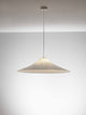 Pendelleuchte Pendelleuchte Weiß – elegante, moderne Lampe aus Acryl und Seide, perfektes Schlafzimmerlicht.