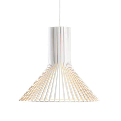 Puncto 4203 pendant light made of wood Ø 45cm - modern designer light in a wood look for stylish rooms.