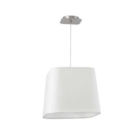 Pendelleuchte SWEET Nickel, Weiß ist eine elegante weiße Lampe mit nickel Finish, perfekt für moderne Innenräume.