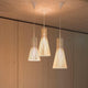 Pendelleuchte Secto Small 4201 aus Holz Ø 25cm in modernem Design mit sanftem Licht.