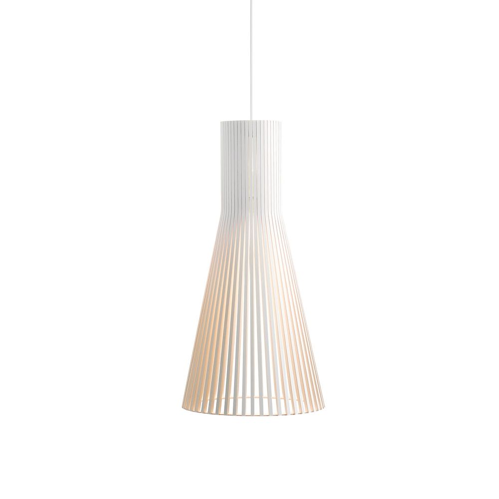 Pendelleuchte Secto Small 4201 aus Holz, Ø 25cm, handgefertigt von Secto Design, skandinavisches Design.
