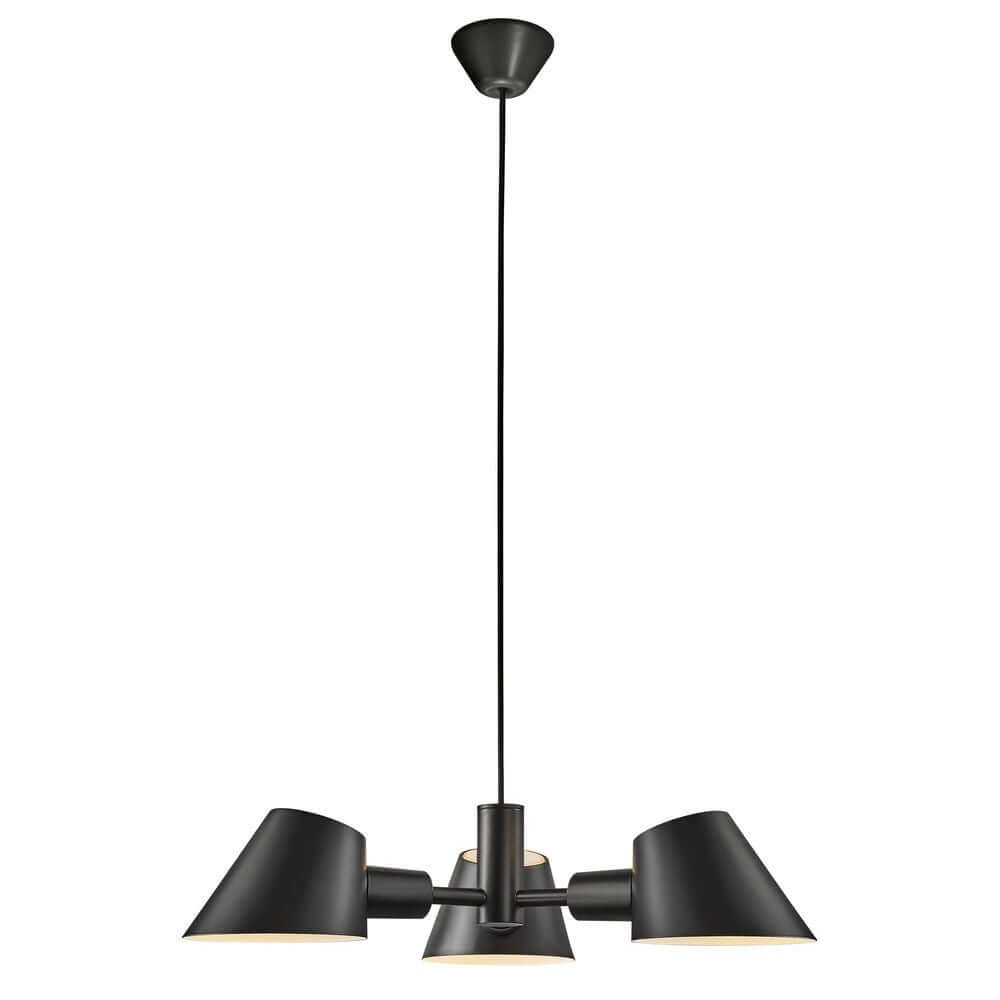 Pendelleuchte Stay 3-Spot in modernem Design mit drei Schirmen für angenehmes Licht