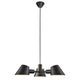 Pendelleuchte Stay 3-Spot in modernem Design mit drei Schirmen für angenehmes Licht