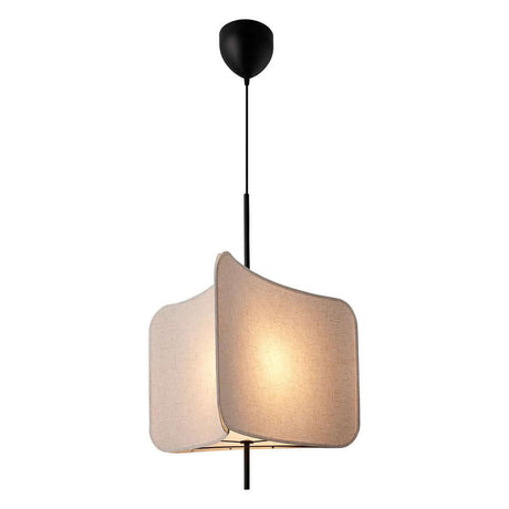 Tinto pendant light with a modern, triangular lampshade and elegant suspension.