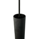 Pendelleuchte Vico 4-Rail mit gerippter Oberfläche in elegantem Schwarz