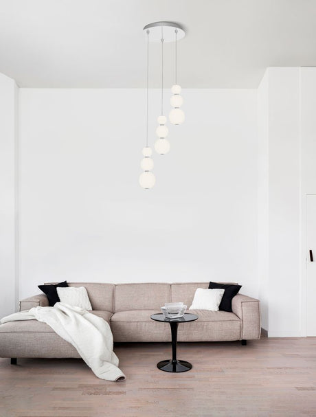 Lampada a ciondolo a LED PERLA 9-FLAME Ø 31cm 3000K