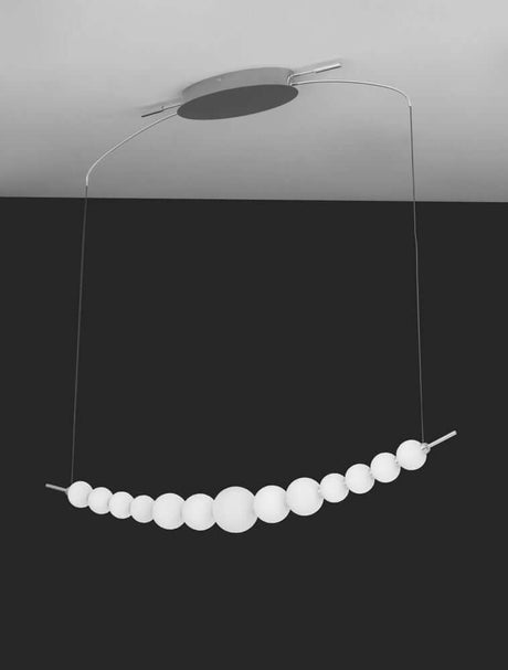 Perla LED hanger lamp Deep Arch 13-Flame 3000K