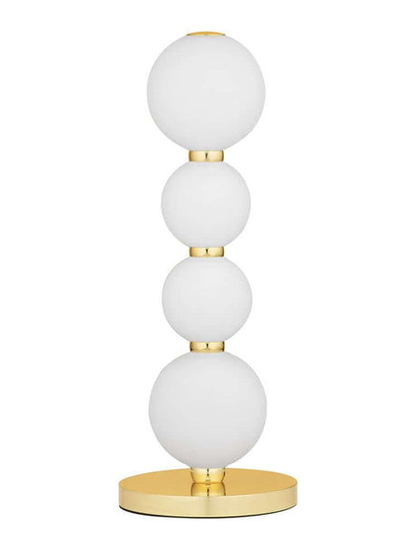 Lámpara de mesa LED de Perla 3000k de oro
