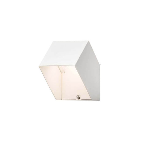 Pescara LED Outdoor wall light white, frosted acrylic glass in a modern design, ideal for outdoor areas.