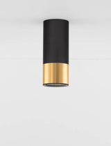 Picto Deckenleuchte GU10 Ø 6cm Schwarz, Gold