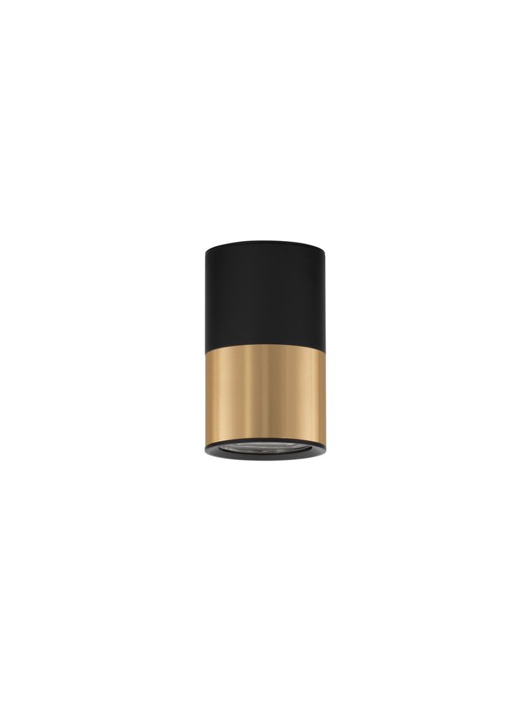 Picto Deckenleuchte GU10 Ø 6cm Schwarz, Gold
