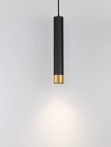 Picto Pendelleuchte GU10 Ø 6cm Schwarz, Gold