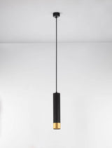 Picto Pendelleuchte GU10 Ø 6cm Schwarz, Gold