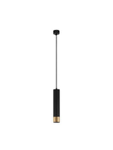 Picto Pendelleuchte GU10 Ø 6cm Schwarz, Gold
