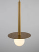 Pielo Pendelleuchte G9 Ø 22cm mit modernem Metall-Design und klassischem Glas, ideal für elegantes Zuhause.