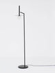 Pielo Stehlampe G9 H 165cm Ø 42cm in modernem Design aus Metall und Opalglas für elegantes Wohnambiente.