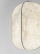 Pierida Pendelleuchte E27 Weiß. Moderne Hängeleuchte aus hellem, gefaltetem Material mit weichem Licht.