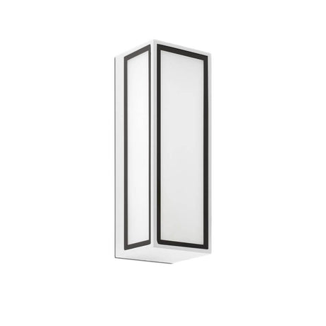 Pivot LED outdoor wall light IP65 with aluminium and opal glass, ideal for terraces and gardens.