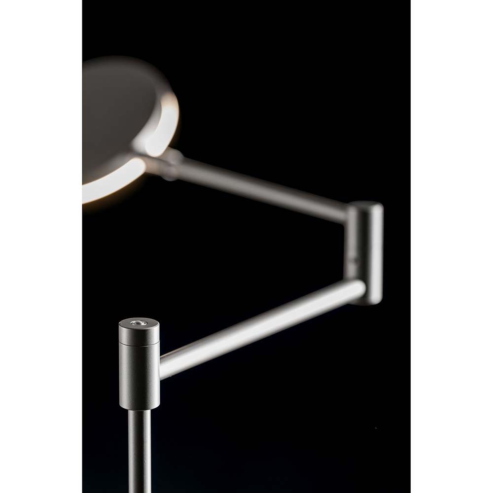 Plano B LED-Stehleuchte 140cm mit Tastdimmer 2000lm Alu