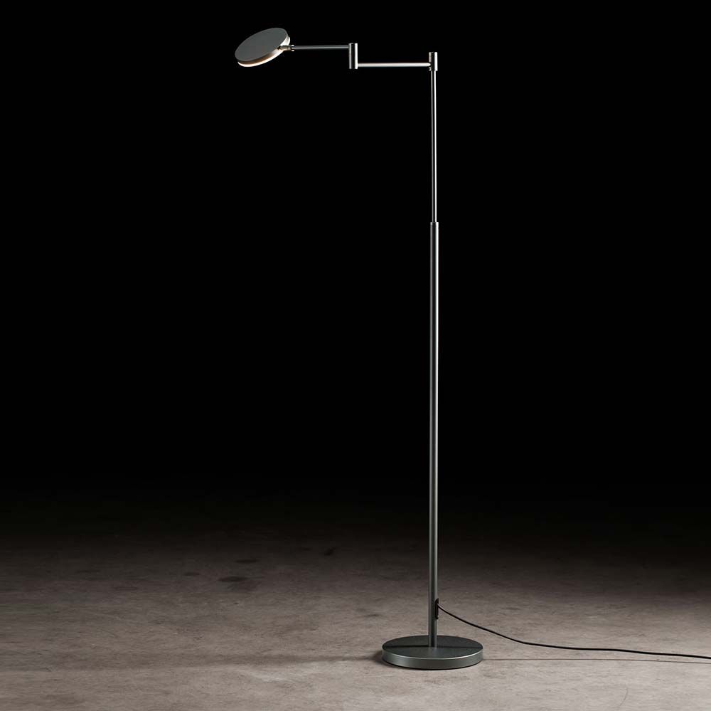 Plano B LED floor lamp 140cm with touch dimmer 2000lm platinum