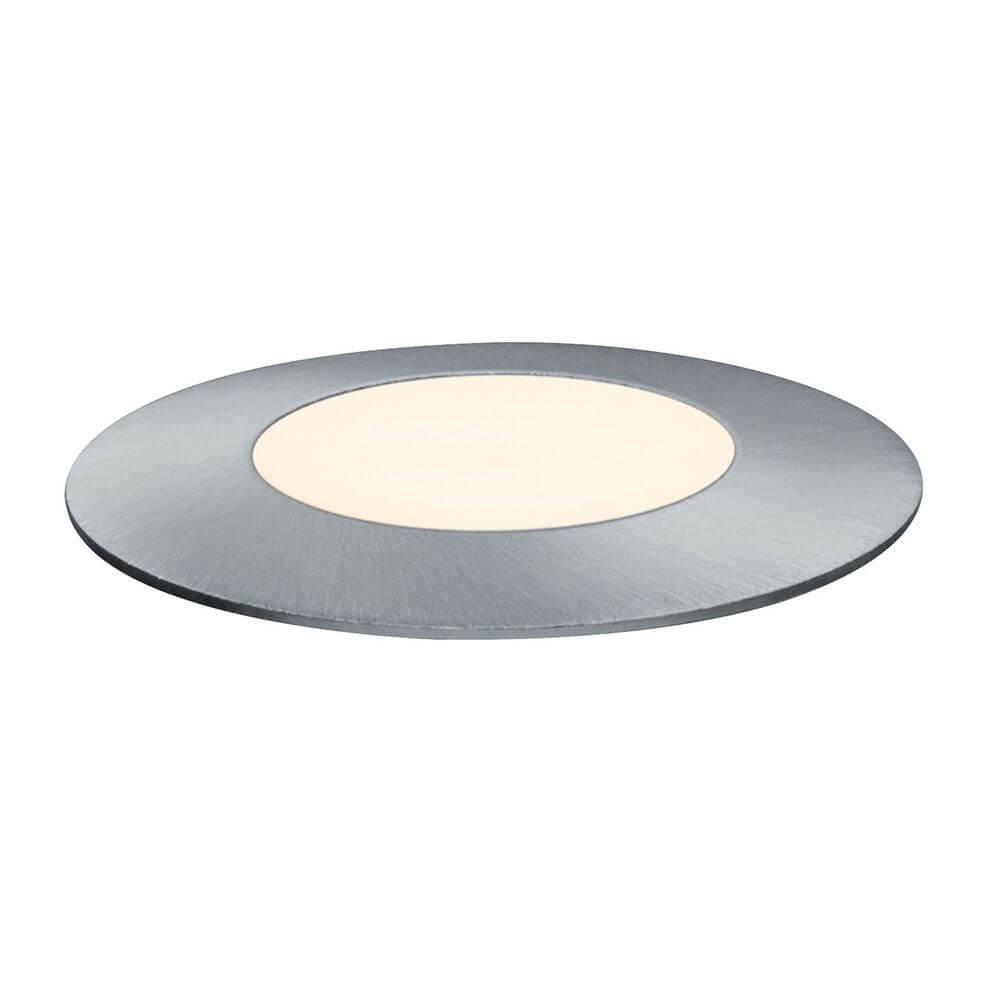 Plug & Shine Bodeneinbaustrahler Floor Mini IP65 95lm 3000K Edelstahl, dekorativer Einbaustrahler für Außenbereiche.