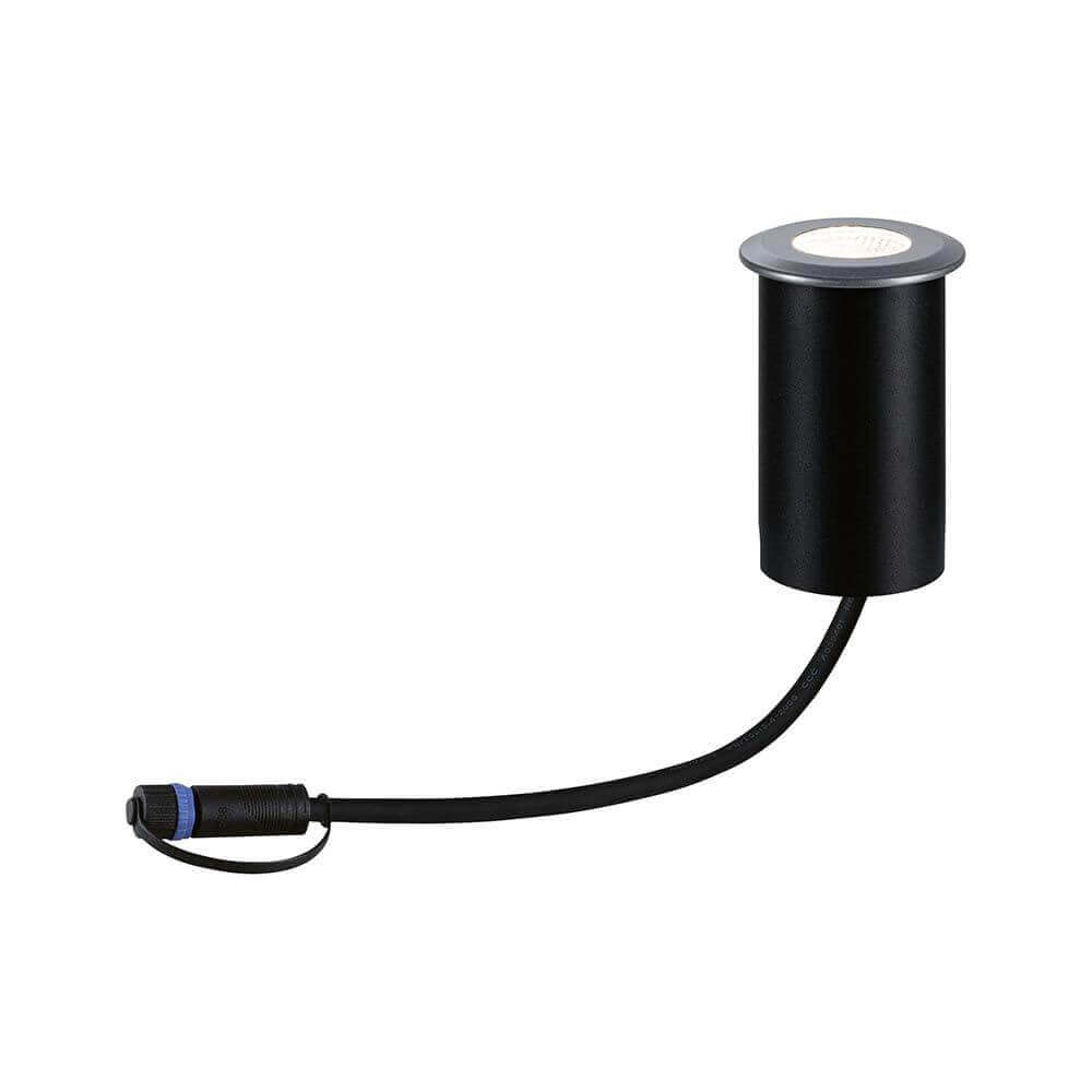 Plug & Shine LED Boden Einbauleuchte Grau IP67