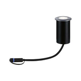 Plug & Shine LED Boden Einbauleuchte Grau IP67