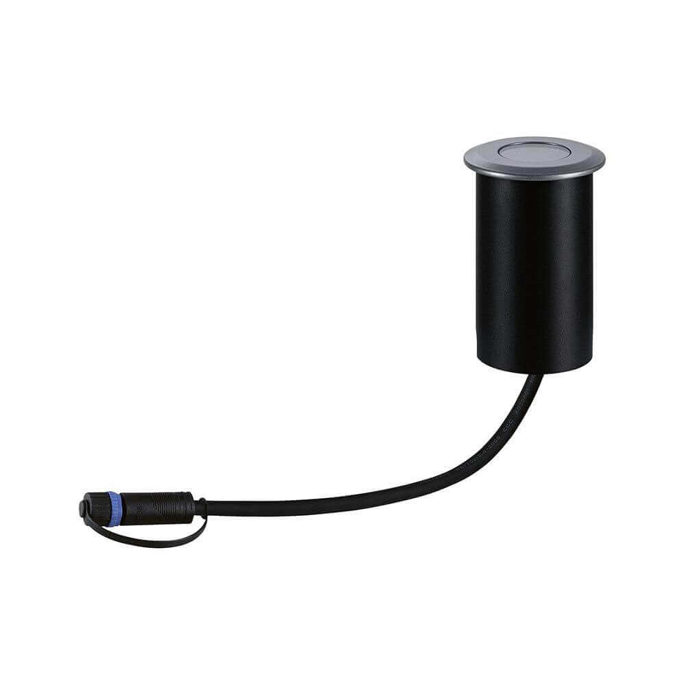 Plug & Shine LED Boden Einbauleuchte Grau IP67