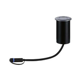 Plug & Shine LED Boden Einbauleuchte Grau IP67
