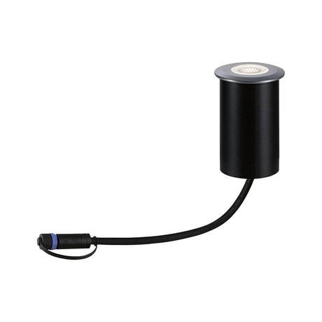 Plug & Shine LED recessed floor light in grey IP67 with weather-resistant construction and optimal light distribution.