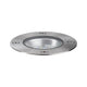 LED Plug & Shine Bodeneinbauleuchte rund IP65 3000K in Silber für dekorative Außenbeleuchtung
