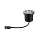 LED Plug & Shine Bodeneinbauleuchte rund IP65 3000K, dekorativer Einbaustrahler für Außenbereiche