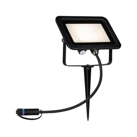 Plug & Shine LED-projecteur de jardin avec piquet de montage pour des installations lumineuses flexibles en extérieur.